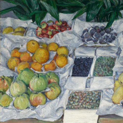 Gustave Caillebotte, Fruit Displayed on a Stand, about 1881-82
