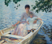 Edmund Charles Tarbell - Mother and Child in a Boat, 1892