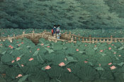 Kawase Hasui - The Pond at Benten Shrine in Shiba (Shiba Benten ike), 1929