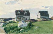 Edward Hopper - Houses of 'Squam Light, Gloucester, 1923