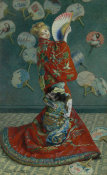 Claude Monet - La Japonaise (Camille Monet in Japanese Costume), 1876