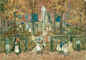 Maurice Brazil Prendergast - West Church, Boston, 1900-01