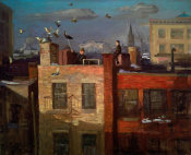 John Sloan - Pigeons, 1910