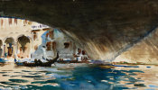 John Singer Sargent - Venice: Under the Rialto Bridge, about 1909