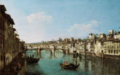 Bernardo Bellotto - The Ponte Vecchio, Florence, 1740-1780