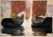 Winslow Homer - An Afterglow, 1883