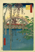 Utagawa Hiroshige I - Inside Kameido Tenjin Shrine, 1856