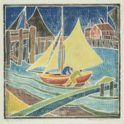 Blanche Lazzell - The White Sail, 1919