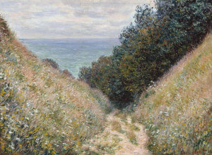 Claude Monet - Road at La Cavée, Pourville, 1882