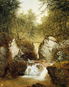 John Frederick Kensett - Bash-Bish Falls, Massachusetts, 1855