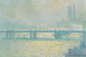 Claude Monet - Charing Cross Bridge (overcast day), 1900, 1900