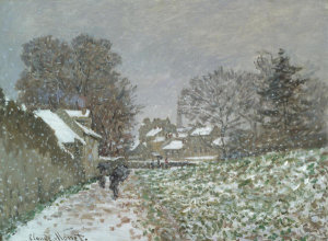 Claude Monet - Snow at Argenteuil, about 1874