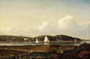 Fitz Henry Lane - Fresh Water Cove from Dolliver’s Neck, Gloucester, early 1850s