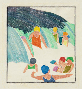 Edna Boies Hopkins - Cascades (The Waves), 1917