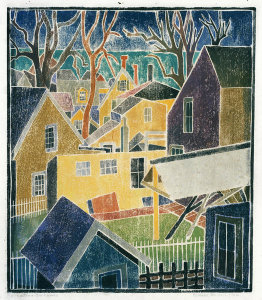 Blanche Lazzell - Provincetown Back Yards, 1926