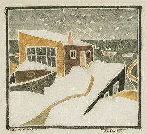 Blanche Lazzell - Studio in Winter, about 1920