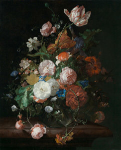 Rachel Ruysch - Still Life with Flowers, 1709