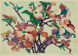 Margaret Jordan Patterson - Pink Dogwood, 1920s