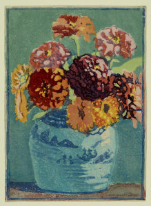 Margaret Jordan Patterson - Zinnias and Marigolds, 1921–50