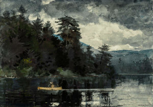 Winslow Homer - Adirondack Lake, 1889