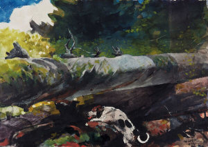 Winslow Homer - Hunting Dog among Dead Trees, 1894