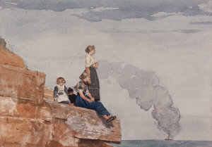 Winslow Homer - Fisherman's Family (The Lookout), 1881