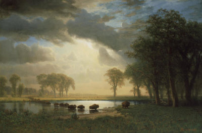 Albert Bierstadt - The Buffalo Trail, about 1867