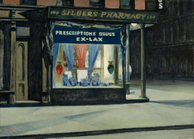 Edward Hopper - Drug Store, 1927