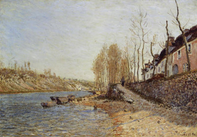 Alfred Sisley - La Croix-Blanche at Saint-Mammès, 1884