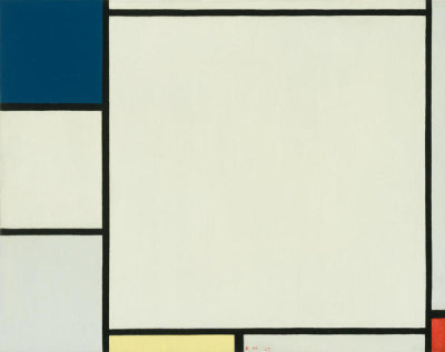 Piet Mondrian - Composition with Blue, Yellow, and Red, 1927