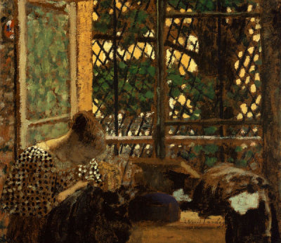 Edouard Vuillard - Woman Sewing before a Garden Window, 1895