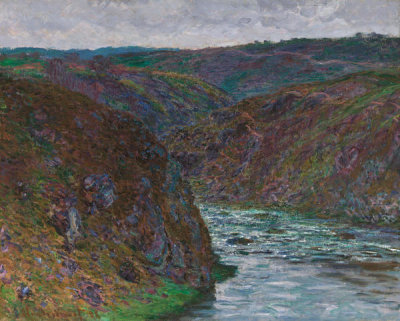 Claude Monet - Valley of the Creuse (Gray Day), 1889