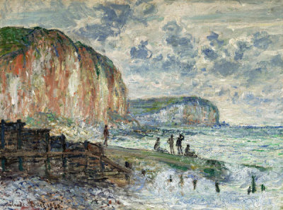 Claude Monet - Cliffs of the Petites Dalles, 1880