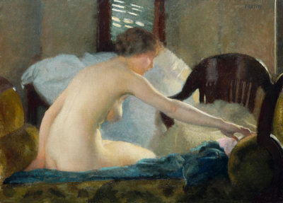 William McGregor Paxton - Nude, 1915