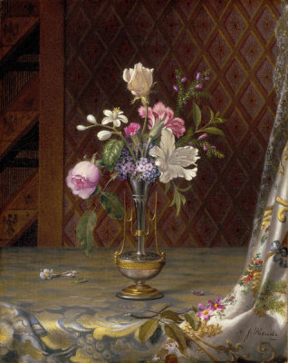 Martin Johnson Heade - Vase of Mixed Flowers, about 1872