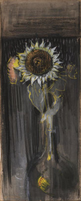 Piet Mondrian - Upright Sunflower, about 1908