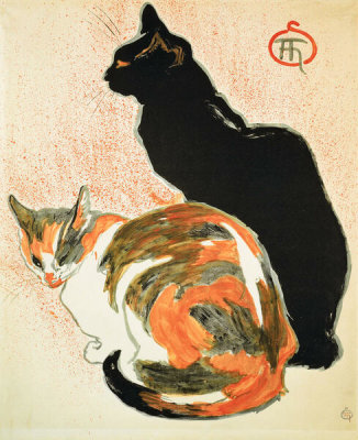 Théophile‑Alexandre Steinlen - Two Cats, 1894