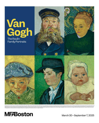 Vincent van Gogh - Van Gogh: The Roulin Family Portraits (MFA Boston exhibition poster)