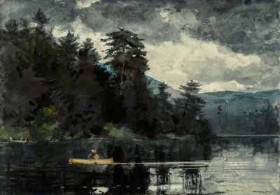 Winslow Homer - Adirondack Lake, 1889