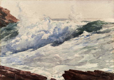 Winslow Homer - Breaking Wave (Prout's Neck), 1887