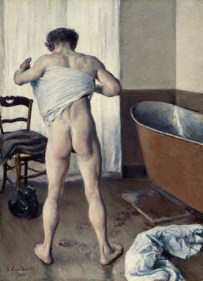 Gustave Caillebotte - Man and His Bath, 1884